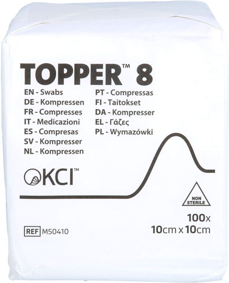 Topper 8 Kompr.10x10 Cm Unsteril