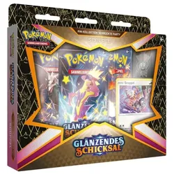 Pokemon Glänzendes Schicksal Verrückte Party Pin Kollektion, 1 Stück, 4-fach sortiert.</