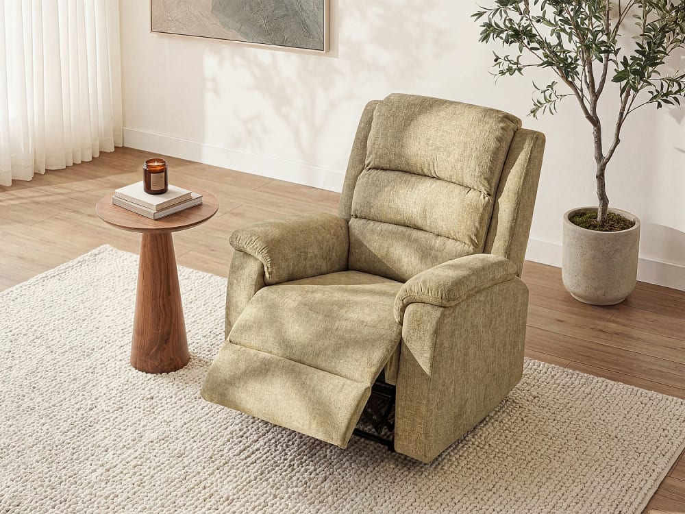 Unique Sillón relax tela topo