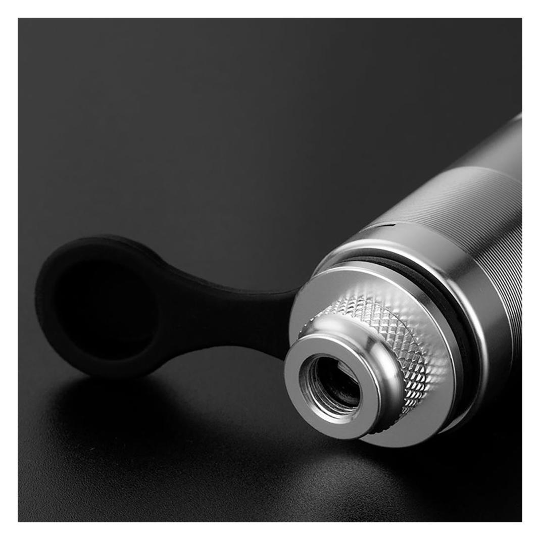Rockbros Pompka rowerowa HQ-67A-L03 z manometrem - srebrna (5907769391002)