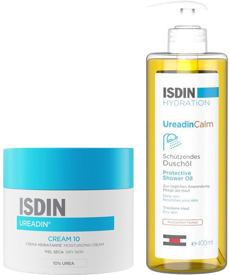 ISDIN Ureadin Set Körperpflege trockene Haut 400+300ml