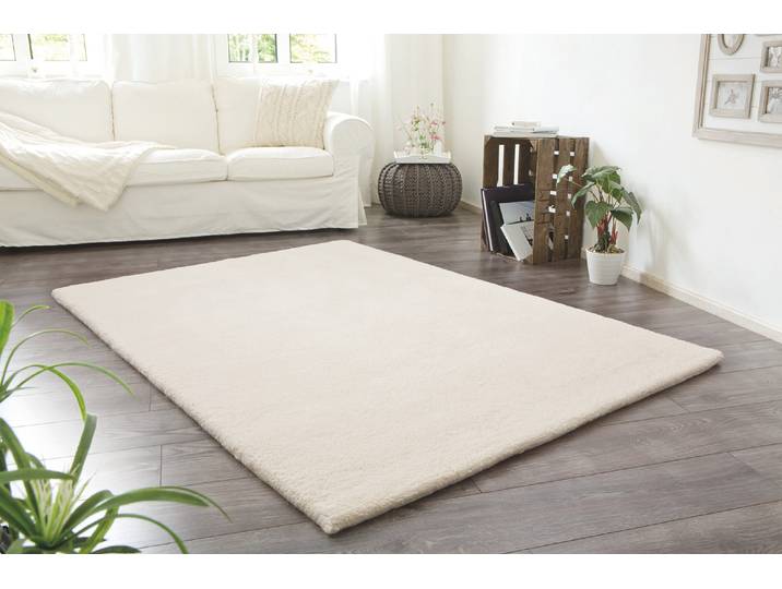 Tapis berbère Imaba Super Blanc/Blanc 90 x 160cm Laine