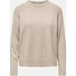 Basic Strickpullover ONLPRINCESS Beige M