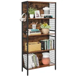 Vasagle, Regal, Bücherregal (30 x 74 x 155 cm)