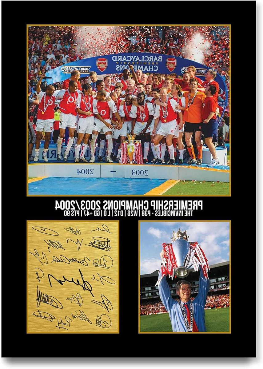 Voetbal Poster Sport Print Wanddecoratie A4 Zwart