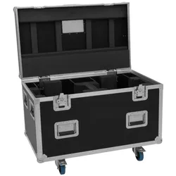 ROADINGER Flightcase Highline 2x DMH-380 mit Rollen