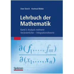 Lehrbuch der Mathematik, Band 3, Fachbücher von Hartmut Wiebe, Uwe Storch