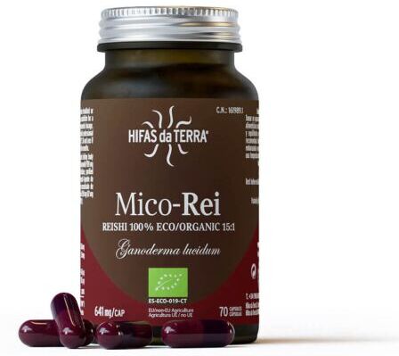 Hifas da Terra Mico-Rei Extracto de Reishi 70 Cápsulas