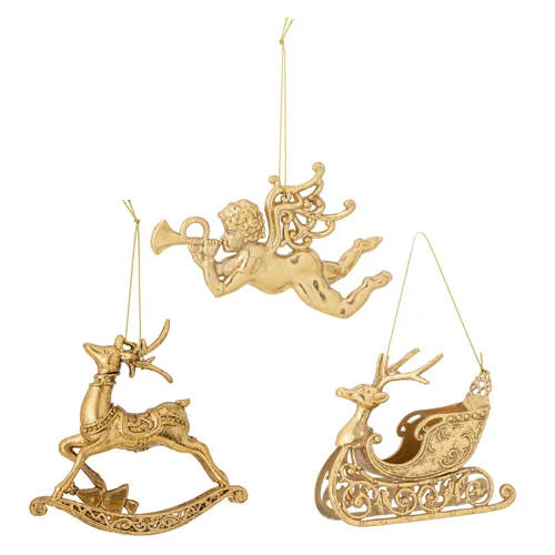 Bloomingville kerstornament Anisa set van 3