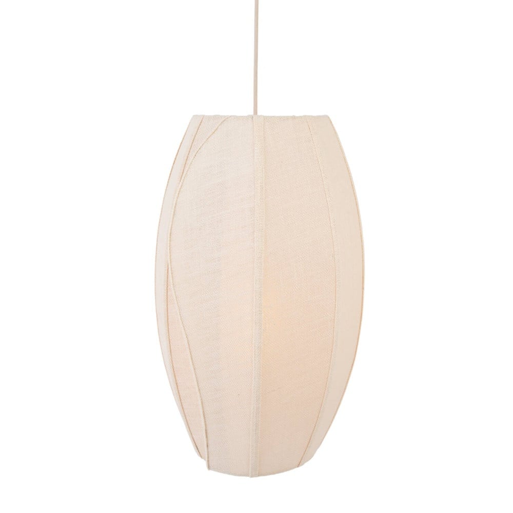 Light & Living Hanglamp Melamba Bruin Textiel Rond Ø 39 cm