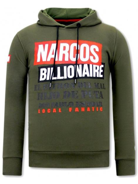 Local Fanatic Hoodie print narcos billionaire