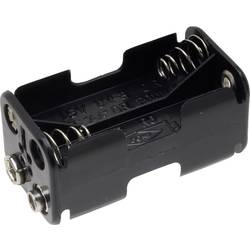 TRU COMPONENTS BH-343-2B Batteriehalter 4x Mignon (AA) Druckknopfanschluss