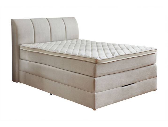 Boxspringbett MILANO 140 x 200 cm beige