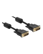 Delock DVI-Kabel DVI-D 2 m Schwarz (83190)