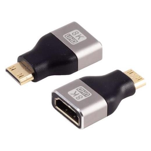 Shiverpeaks S/CONN maximum connectivity HDMI-C Adapter, HDMI-A Buchse, 8K, Metall (HDMI, HDMI) (10-01057)