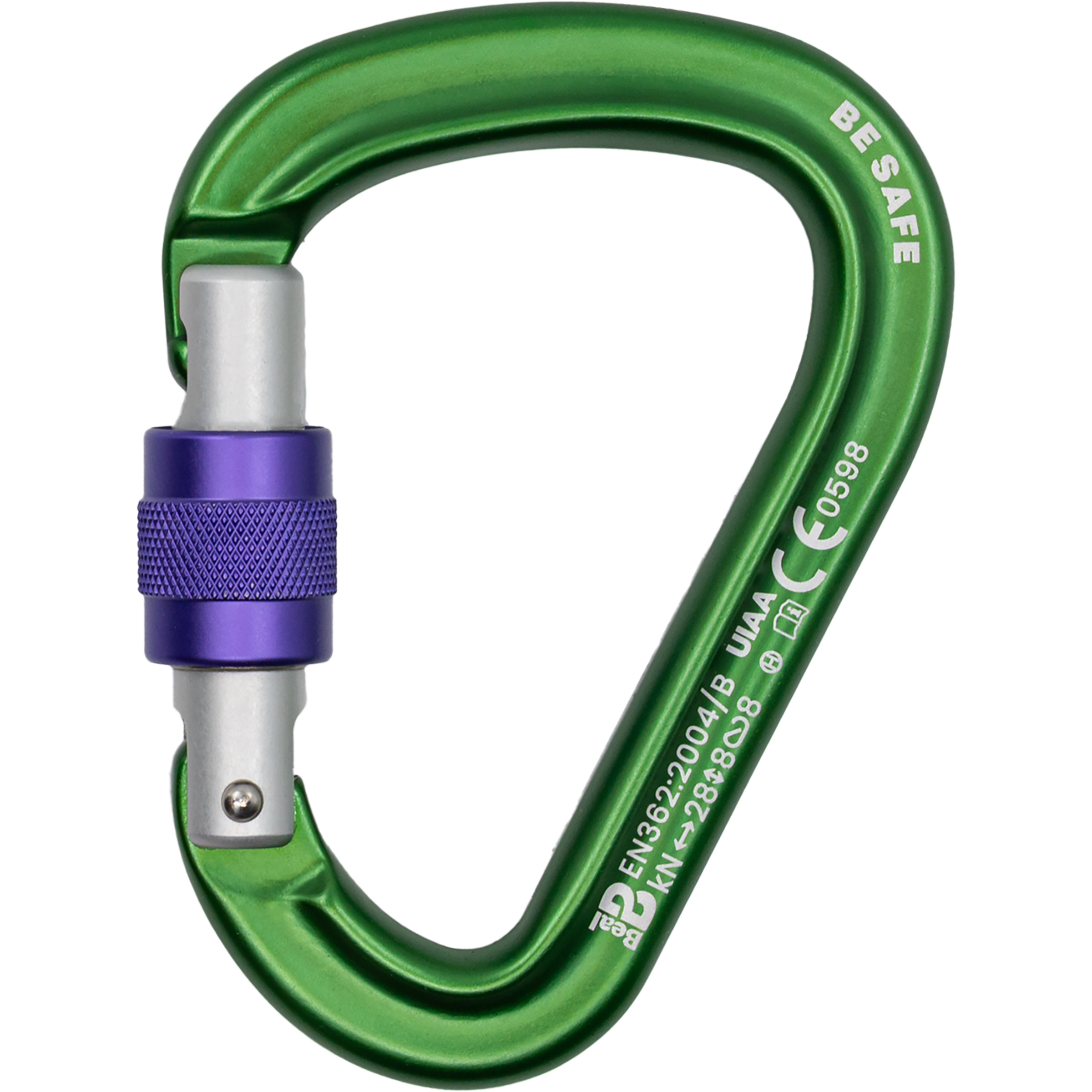 Beal Be Safe Karabiner Karabiner gruen Alpinklettern | Sportklettern