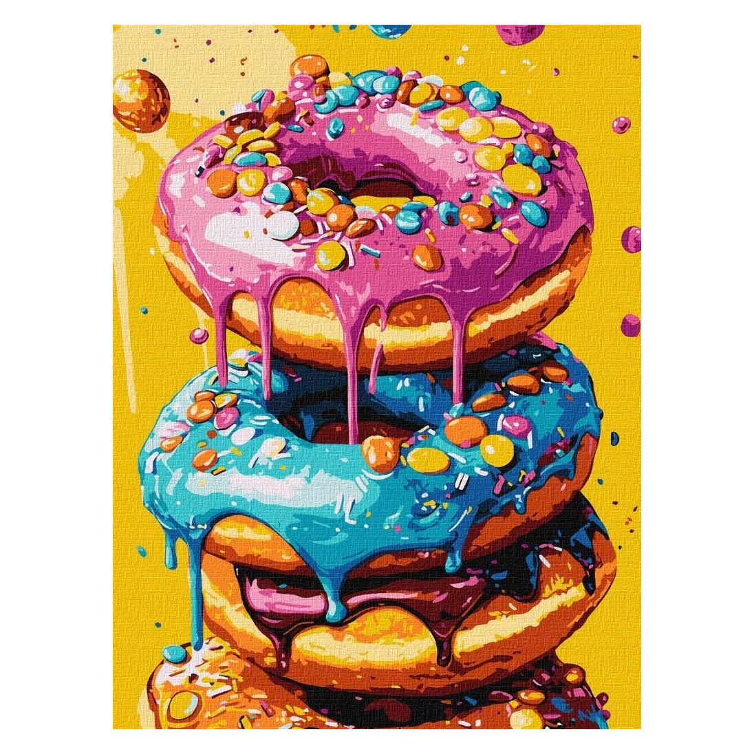 Ideyka Malen nach Zahlen - Leckere Donuts (57318068)