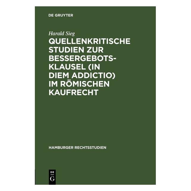 De Gruyter Sieg:Quellenkritische Studien zur Besse (Deutsch, Hardcover, Harald Sieg) (67782439)