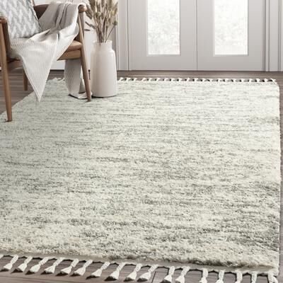 Abani Rugs Abani Rug Boston BOS170A Grey Shag Area Rug
