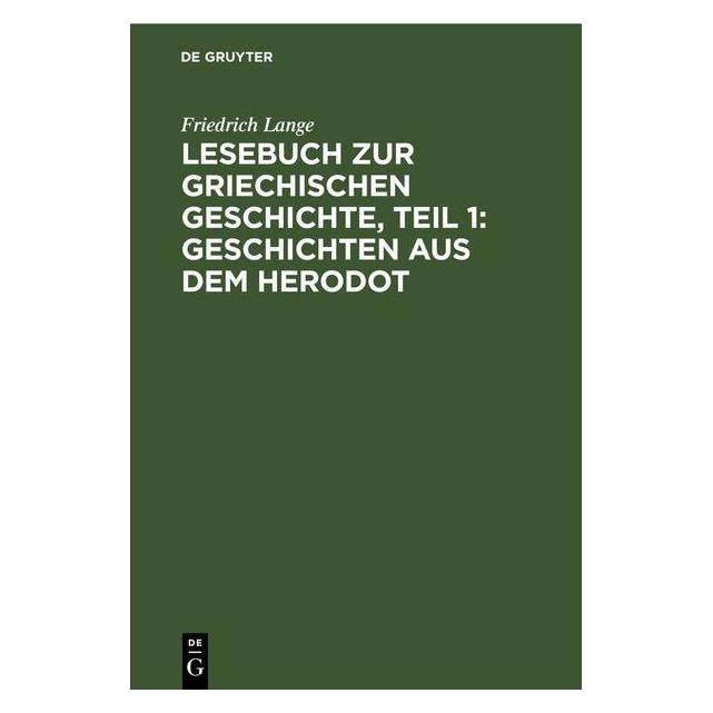 De Gruyter Lange:Lesebuch zur Griechischen Geschic (67781251)