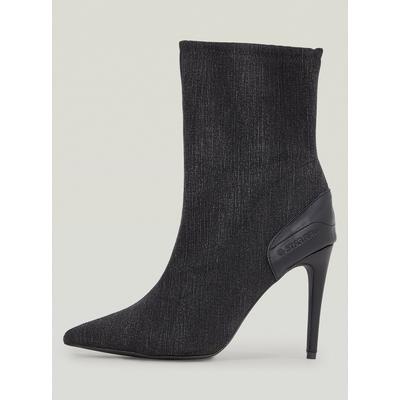 Stiefel G-STAR "Stray Mid Stiefel", Damen, Gr. 42, schwarz, 52% Polyurethan, 48% Polyester, Schuhe Stiefel