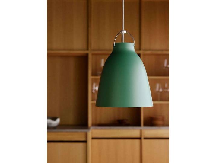 Caravaggio™ P1 Pendelleuchte Matt Patina Grün - Fritz Hansen - Wohnzimmer - Metall