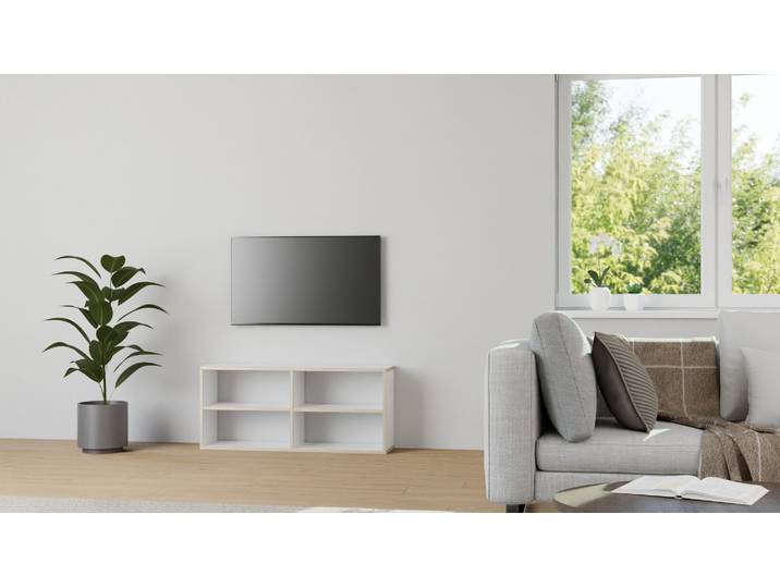 Flur-Schuhregal - Offener Schuhschrank mit vielen Optionen Multiplex Multiplex Weiß