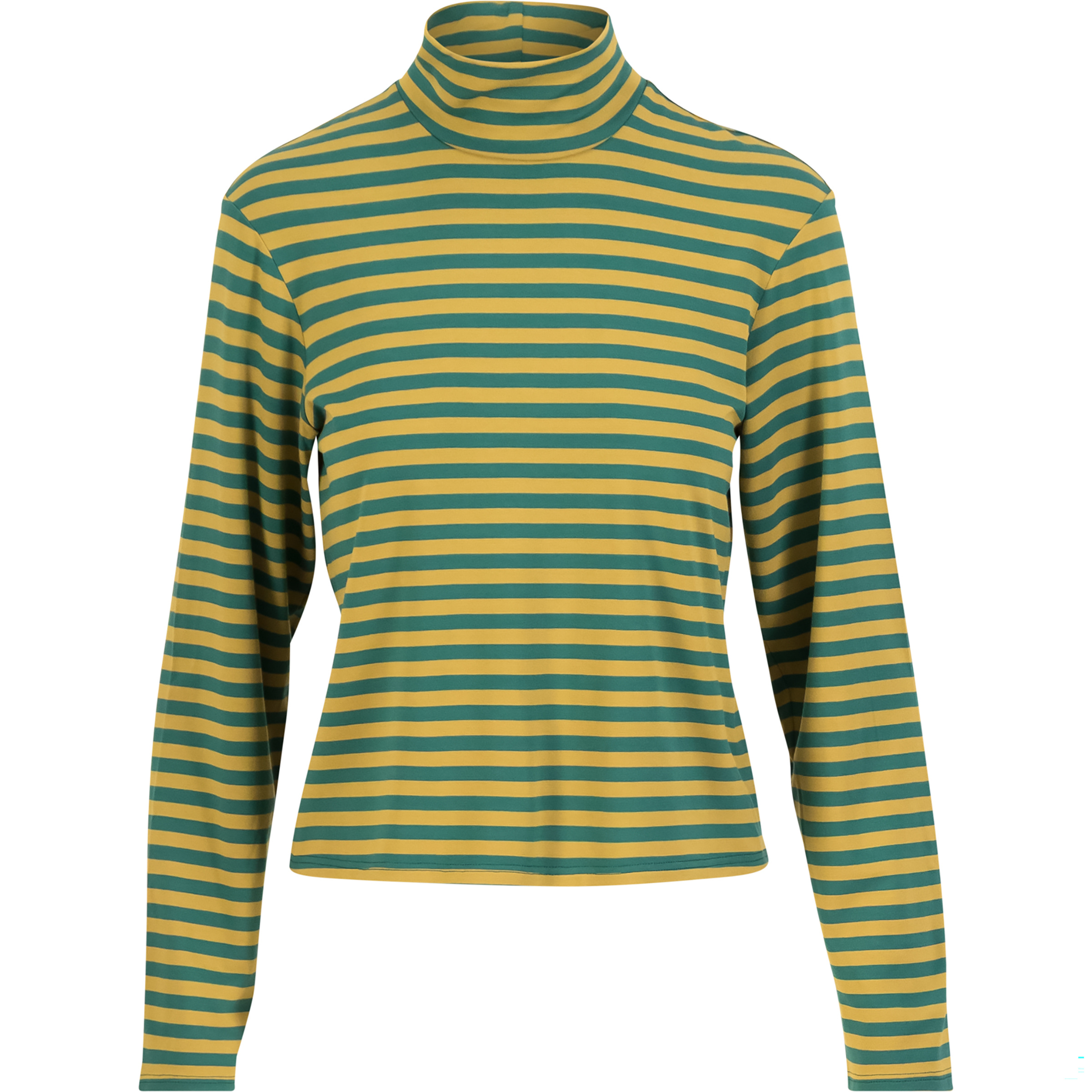 Blutsgeschwister The Ease Of Stripes Damen Longsleeves gruen Größe S Lifestyle Elastisch