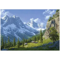 FOTOTAPETE 3D Effekt Berge Landschaft Wohnzimmer 150x105