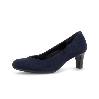 Pumps GABOR "Eleganter Pump", Damen, Gr. 40, blau, Schuhe Pumps