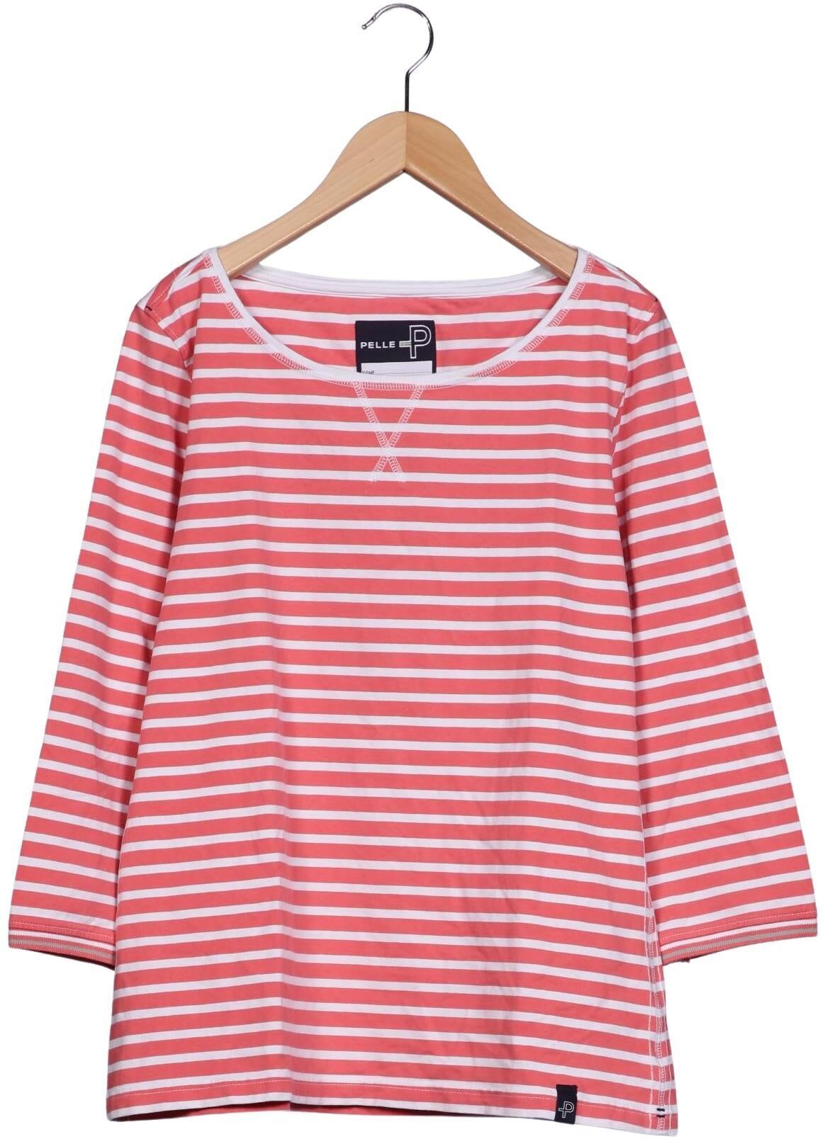 pelle pelle Damen Langarmshirt, Pink, Gr. L, Baumwolle / Elasthan - Second Hand