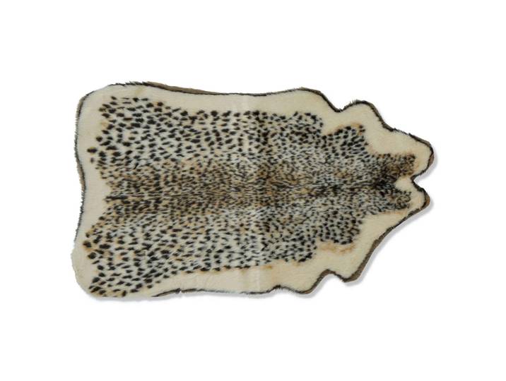 Kunstfell in Wildkatzen-Optik, Tierfell-Teppich aus Acryl und Polyester, 60 x 90 cm