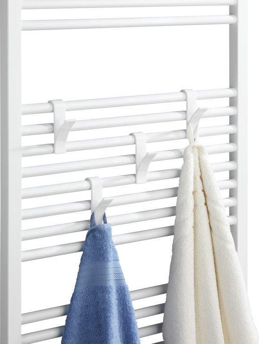 Hebler Set van 4 Handdoekhaken voor de Radiator
