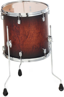 "Pearl 14""x14"" Decade Maple FT -BR Satin Brown Burst"