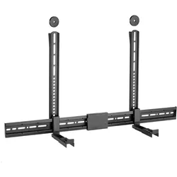 MonLines SBH002 Soundbar Halterung universal, schwarz (1 Stk., Wandmontage), Lautsprecher Ständer + Wandmontage, Schwarz