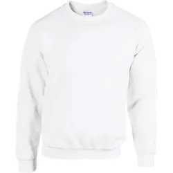 Gildan Herren Heavy Blend Crewneck Sweatshirt 18000 white 4XL