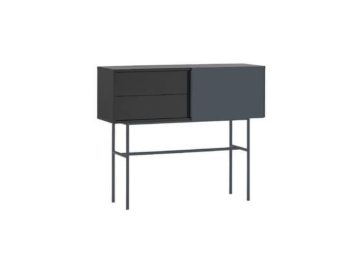 Design Konsolentisch „Nube“ Eiche Schwarz / Anthrazit Teulat