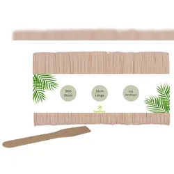 DeinPack 1000 Eislöffel Birke 9,6 cm