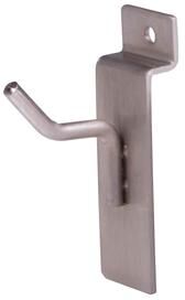 Econoco - BQSWH1SN - 1inch Satin Nickel Hook for Slatwall (Pack of 96)