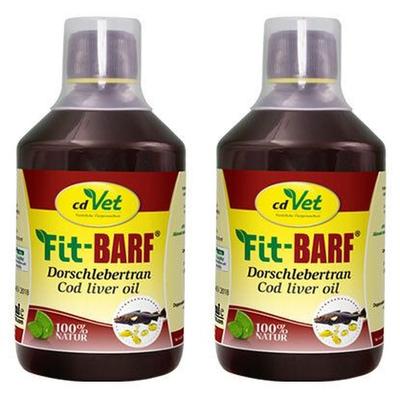Fit-Barf Dorschlebertran vet. x2 2x500 ml Öl