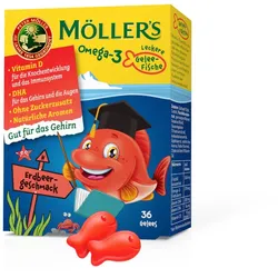 MÖLLER ́s Omega-3 Gelee-Fische 36 St Kautabletten