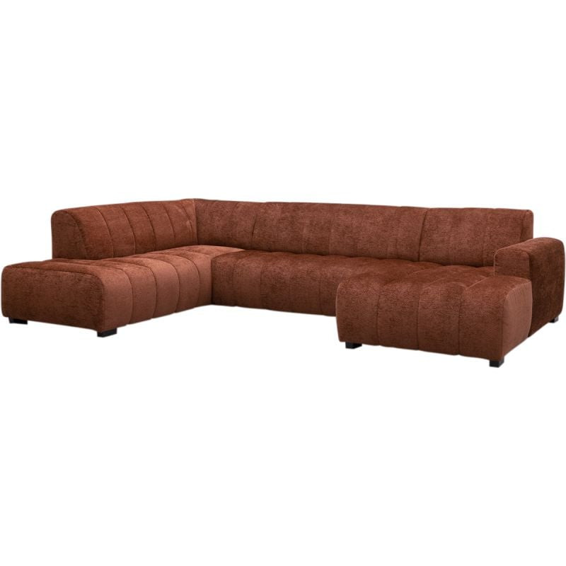 Budget Home Store Bank Twenty hoekbank met links hoekziteiland, 2,5-zits en rechts longchair