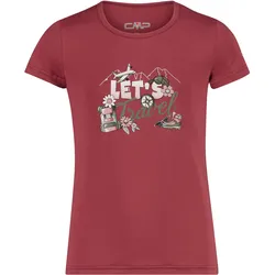 CMP Campagnolo, Unisex, Funktionsshirt, Print (104), Rot