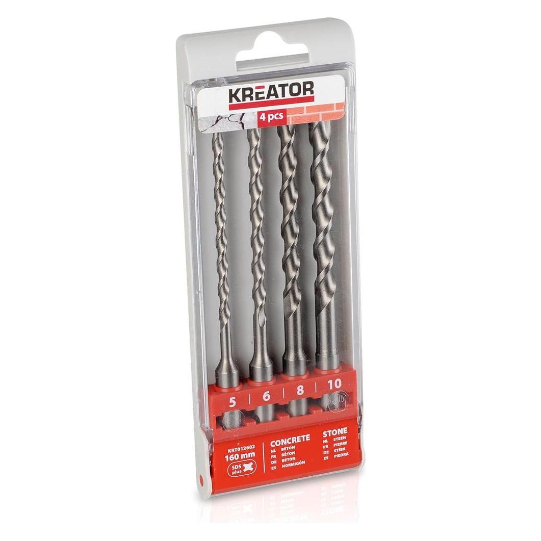 Kreator Sds bohrer-set 5-6-8-10x160mm - 4 St. (KRT012602)