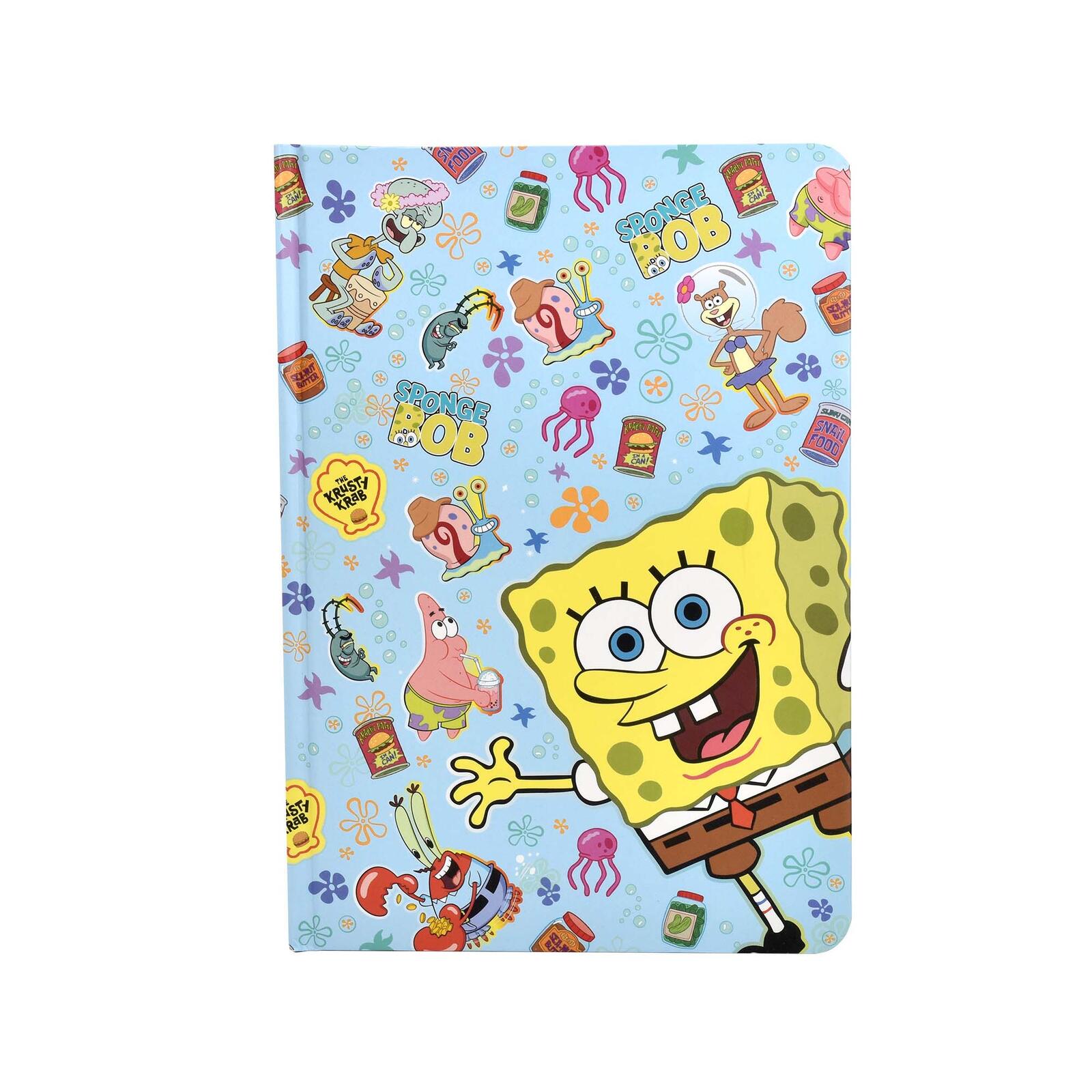 BlueSky Notizbuch SpongeBob, liniert, 80 Seiten, DIN A5 SB712206