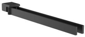 Emco Loft Handtuchhalter 055013331 schwarz, schwenkbar, 310mm, 2 armig