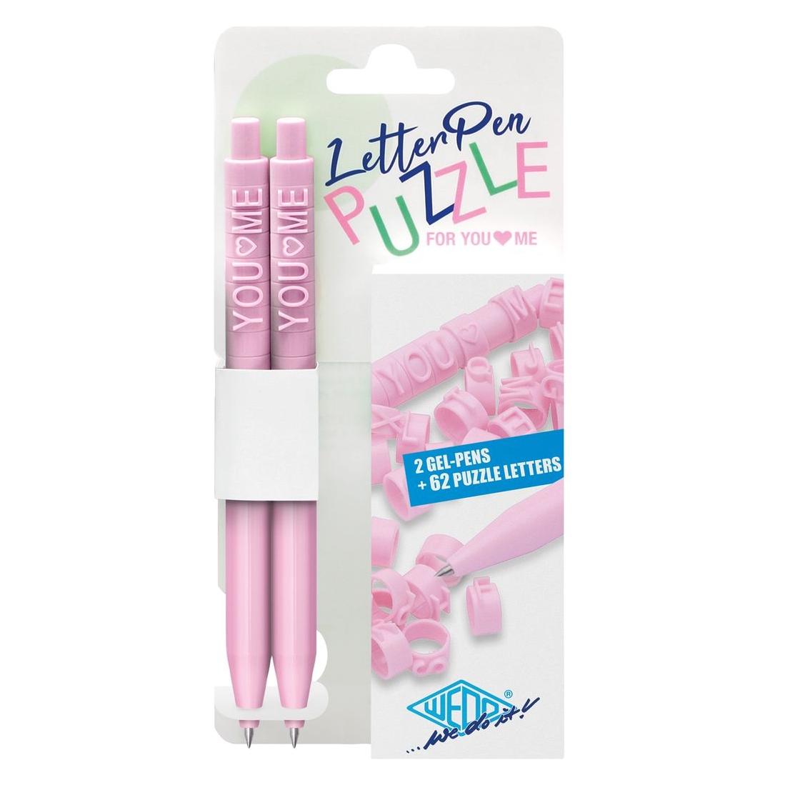 Wedo Kugelschr.Letter Puzzle rosa (2x) (2533009)