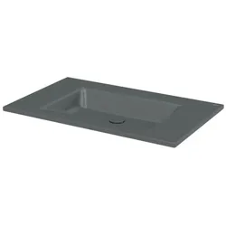 Bette BetteAqua Einbau-Waschtisch A071-403 80x49,5cm, smoke