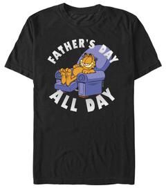 Men's Big & Tall Fathers Couch Tops & Tees by Mad Engine in Black (Size 3XLT)