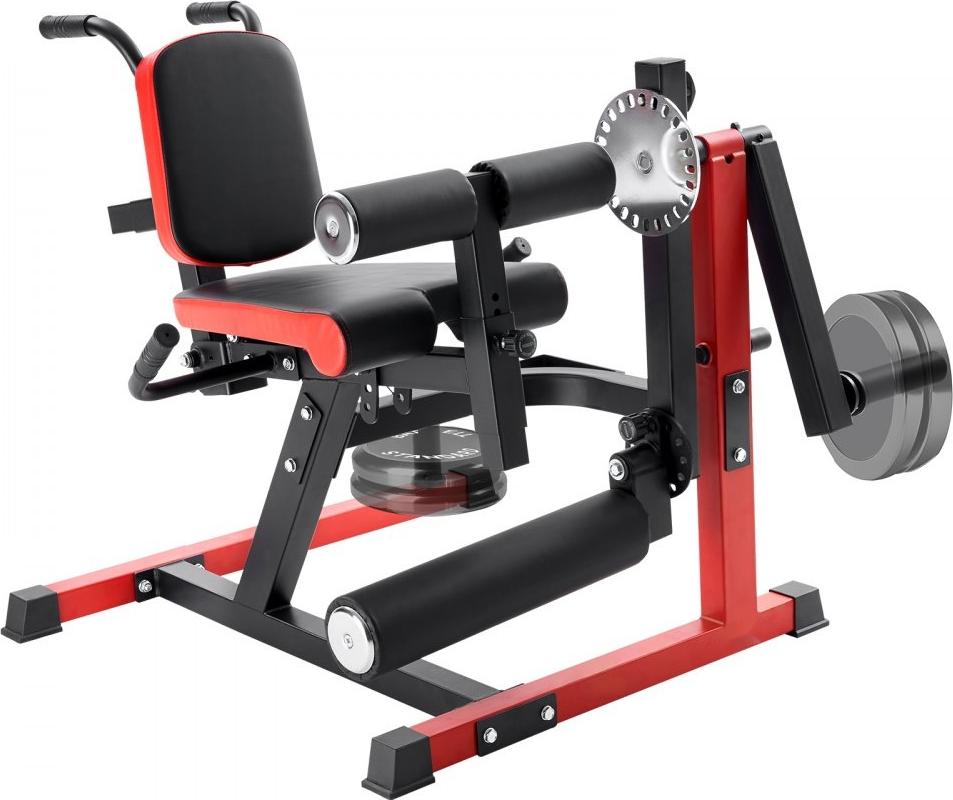 Beinstrecker Curl-Maschine - Sitzende Bein-Drehbank - 250kg Einstellbar - Fitnessausrüstung für Krafttraining